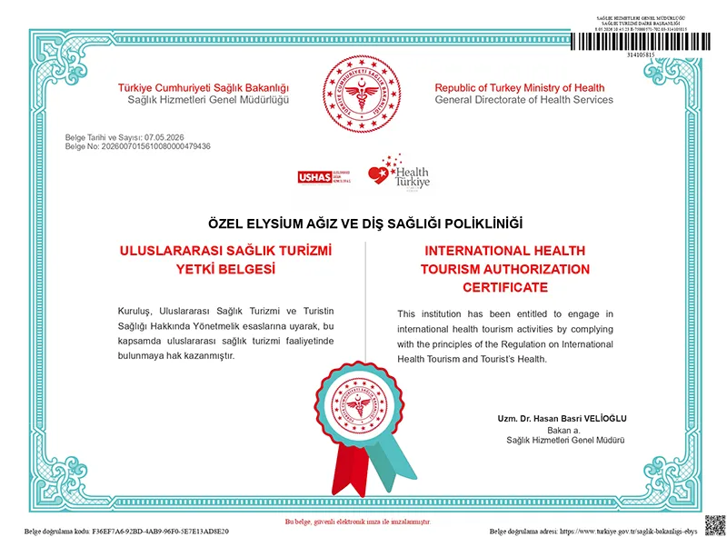 Health Tourism Authorization Certificate